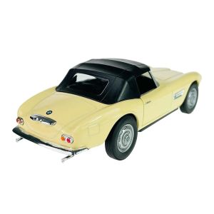 Метална кола BMW 507, 1:24, Welly, жълта