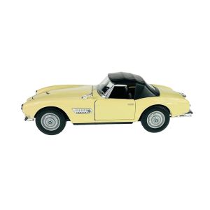 Метална кола BMW 507, 1:24, Welly, жълта