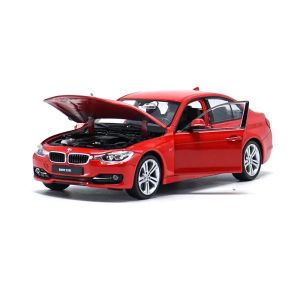 Метална кола BMW 335i F30, 1:24, Welly, червена