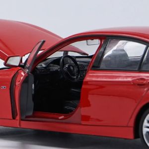 Метална кола BMW 335i F30, 1:24, Welly, червена