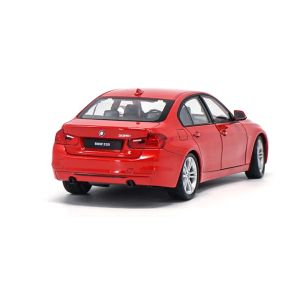 Метална кола BMW 335i F30, 1:24, Welly, червена