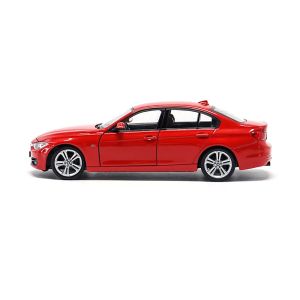 Метална кола BMW 335i F30, 1:24, Welly, червена
