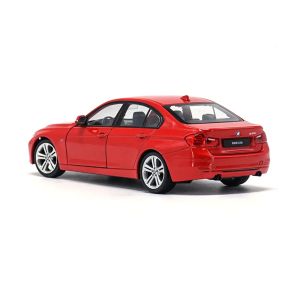 Метална кола BMW 335i F30, 1:24, Welly, червена