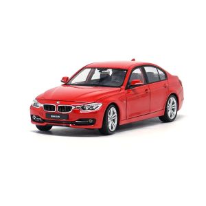 Метална кола BMW 335i F30, 1:24, Welly, червена