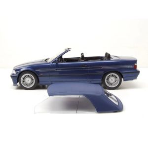Метална кола BMW E36 Alpina B3 3.2 Cabrio, 1:18, синя