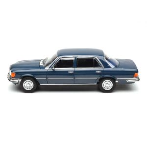 Метална кола Mercedes-Benz 350 SEL W116, 1:18, Hansa Blue, Norev