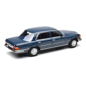 Метална кола Mercedes-Benz 350 SEL W116, 1:18, Hansa Blue, Norev