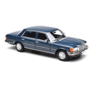 Метална кола Mercedes-Benz 350 SEL W116, 1:18, Hansa Blue, Norev