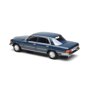 Метална кола Mercedes-Benz 350 SEL W116, 1:18, Hansa Blue, Norev