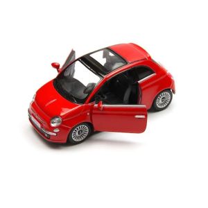 Метална кола Fiat 500, 1:24, червена, Welly