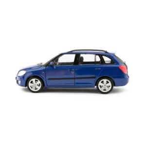 Метална кола Skoda Fabia II Combi, 1:24, синя, Welly