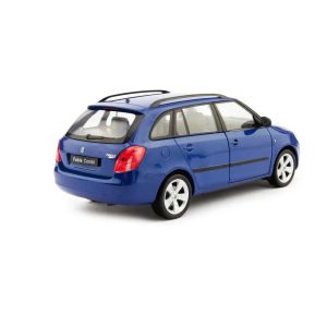 Метална кола Skoda Fabia II Combi, 1:24, синя, Welly