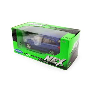 Метална кола Skoda Fabia II Combi, 1:24, синя, Welly