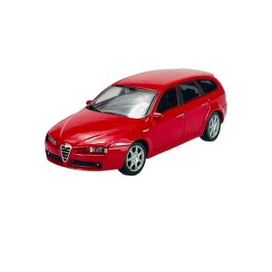 Метална кола Alfa Romeo 159 Sportwagon, 1:24, червена, Welly