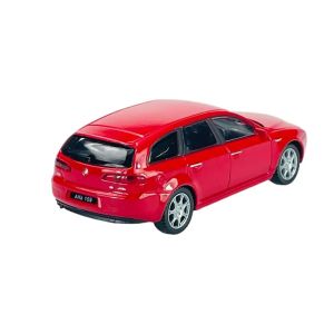 Метална кола Alfa Romeo 159 Sportwagon, 1:24, червена, Welly