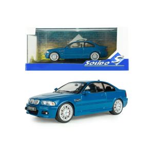 Метална кола BMW M3 E46, 1:43, синя, Solido