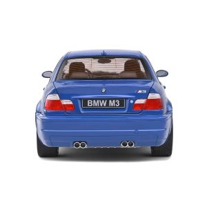 Метална кола BMW M3 E46, 1:43, синя, Solido
