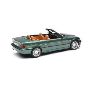 Метална кола BMW E36 Alpina B3 3.2 Cabriolet, 1995, 1:18, зелена, Model Car Group