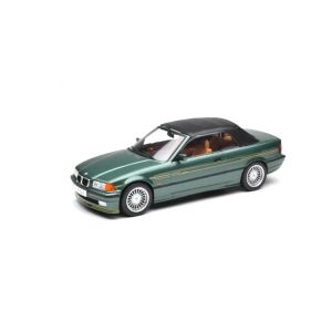 Метална кола BMW E36 Alpina B3 3.2 Cabriolet, 1995, 1:18, зелена, Model Car Group
