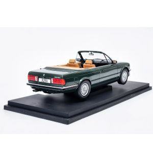 Метална кола BMW E36 Alpina B3 3.2 Cabriolet, 1995, 1:18, зелена, Model Car Group