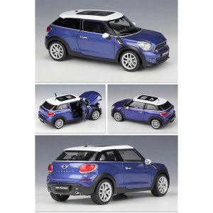 Метална кола MINI Cooper S Paceman Welly, 1:24, син