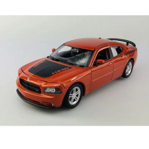 Метална кола Dodge Charger Daytona R/T Welly, 1:24, оранжев