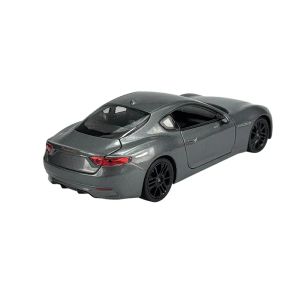 Метална кола Maserati GranTurismo Folgore Welly, 1:24, сив