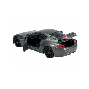 Метална кола Maserati GranTurismo Folgore Welly, 1:24, сив