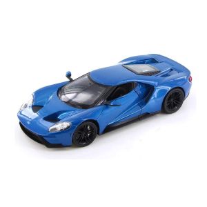 Метална кола Ford GT 2017 Welly, 1:24, син