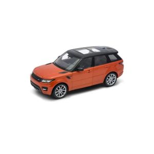 Метална кола Range Rover Sport Welly, 1:24, оранжев