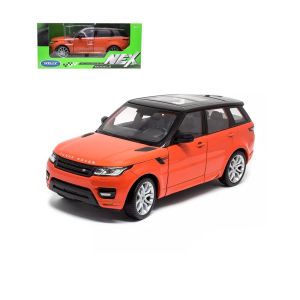 Метална кола Range Rover Sport Welly, 1:24, оранжев