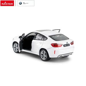 Метална кола BMW X6 M Rastar, 1:24, бяла