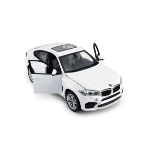 Метална кола BMW X6 M Rastar, 1:24, бяла