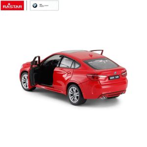 Метална кола BMW X6 M Rastar, 1:24, червена