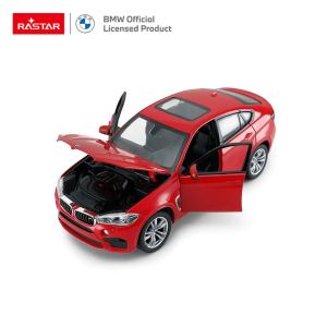 Метална кола BMW X6 M Rastar, 1:24, червена