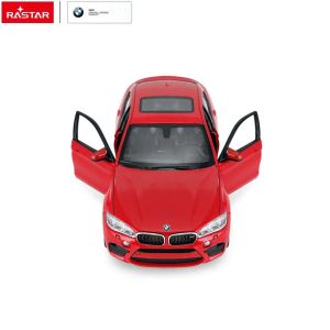 Метална кола BMW X6 M Rastar, 1:24, червена