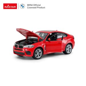 Метална кола BMW X6 M Rastar, 1:24, червена
