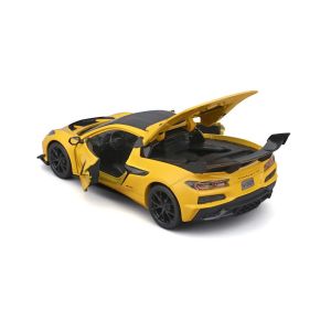 Метална кола Chevrolet Corvette ZR1 2025 Maisto Special Edition, 1:24, жълта
