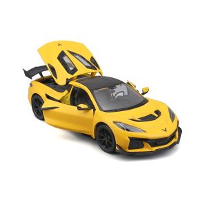 Метална кола Chevrolet Corvette ZR1 2025 Maisto Special Edition, 1:24, жълта