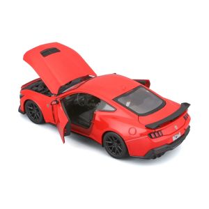 Метална кола Ford Mustang Dark Horse 2024 Maisto Special Edition, 1:24, червена