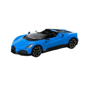 Метална кола Bugatti W16 Mistral, 1:24, синя, Welly