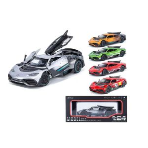 Метална кола Mercedes-AMG ONE, 1:24, зелена