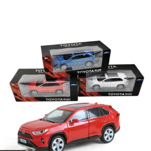 Метална кола Toyota RAV4, 1:24, Червена
