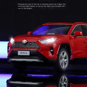 Метална кола Toyota RAV4, 1:24, Червена