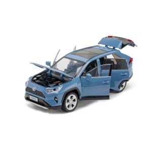 Метална кола Toyota RAV4, 1:24, синя