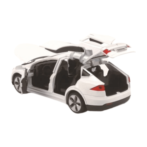 Метална кола Tesla Model X, 1:22, бяла – без индивидуална опаковка