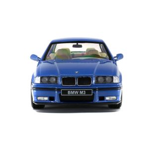 Метална кола BMW M3 E36 Coupe 1990, Estoril Blue, 1:18, Solido 