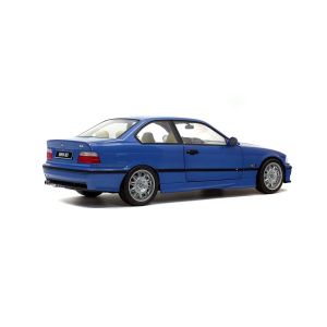 Метална кола BMW M3 E36 Coupe 1990, Estoril Blue, 1:18, Solido 