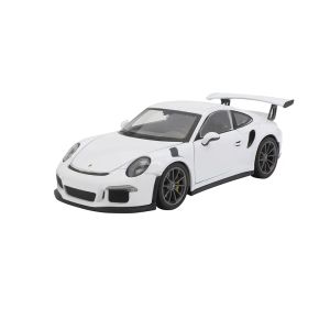 Метална кола Porsche 911 GT3 RS, 1:24, бяла, Welly 