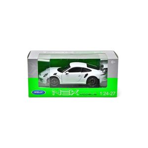 Метална кола Porsche 911 GT3 RS, 1:24, бяла, Welly 